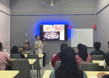 CMCA and Yangzhou Polytechnic College Continue Basic Chinese Language Workshop in Hanimaadhoo for Second Year